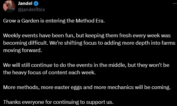 grow a garden method era